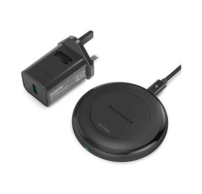 Wireless Charger RAVPower Fast Charge Wireless Charging Pad 7.5W - Black