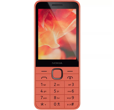 Nokia 215 4G TRA Version (2024) Dual SIM Keypad Phone, 4G, Long Battery Life - Peach