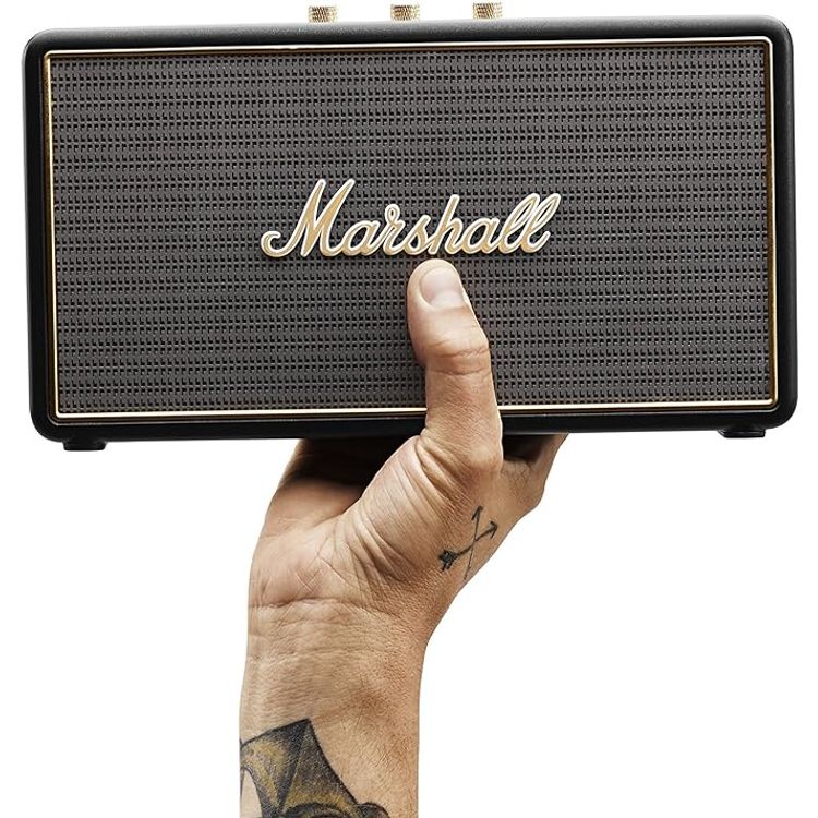 Marshall Stockwell Multifunctional Bluetooth Wireless Stereo Speaker  - Black