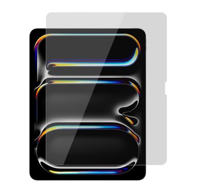 Levelo High Silicone Aluminum Glass HD Screen Protector for iPad Pro 13" 2024, Scratch Resistance, Touch Sensitivity, Hydrophobic & Oleophobic Coating - Clear