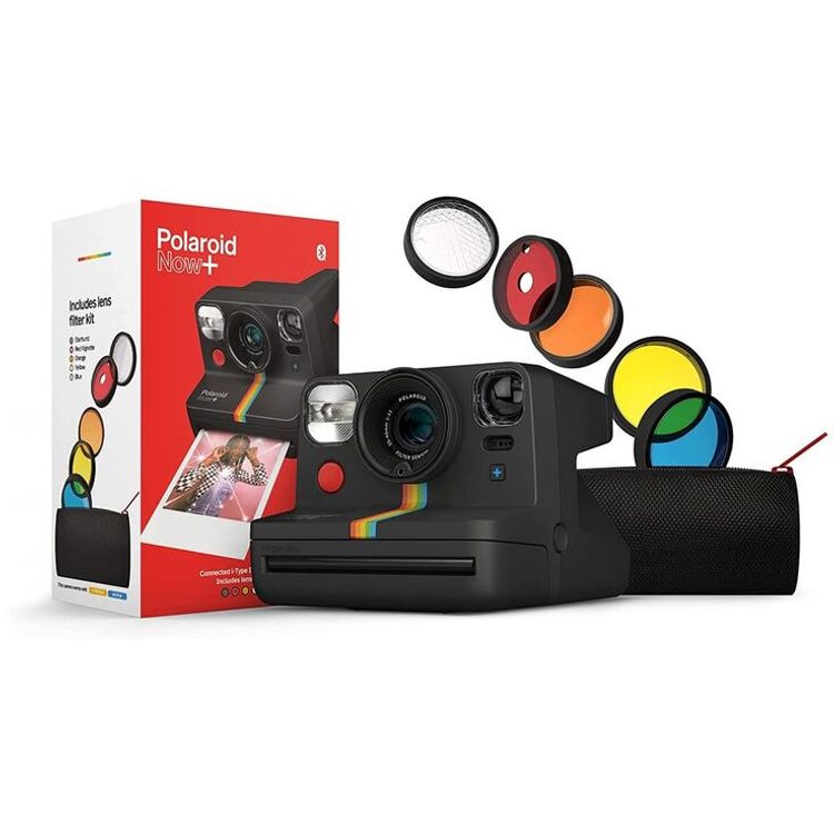 Polaroid Now+ Instant Film Camera | Black