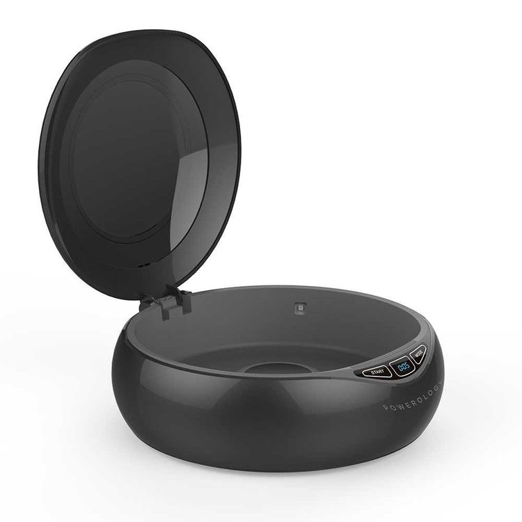Powerology Universal UV Sanitiser Box with Wireless Charging 15W - Black	