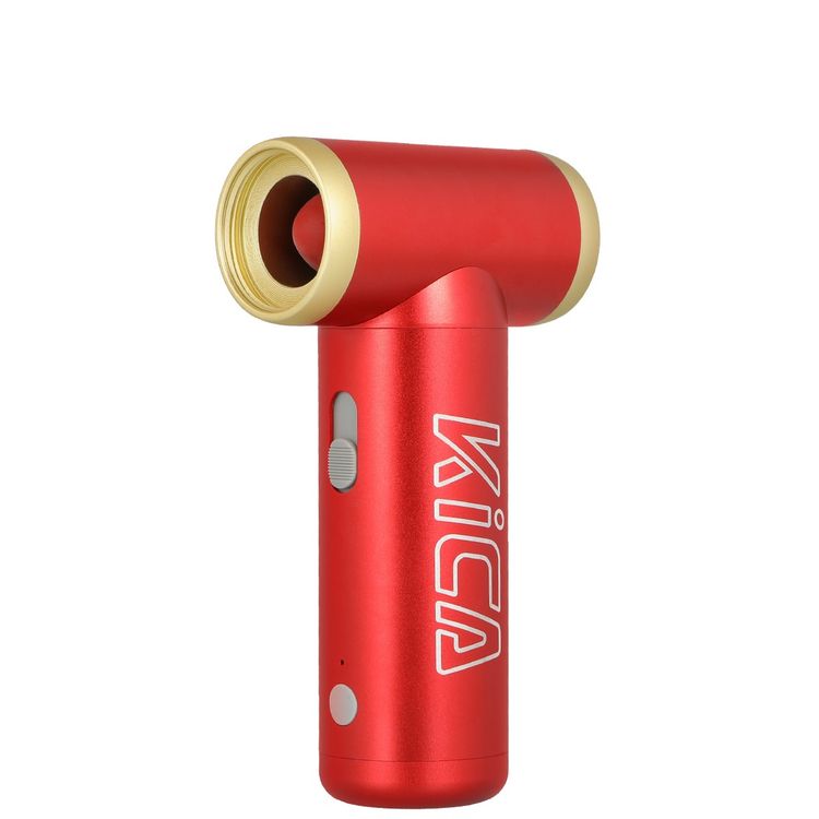 Kica Jet Fan 2, 4 m/s to 20 m/s Adjustable Wind Speed, 101000RPM Brushless Motor, Aviation-Grade Aluminum Shell, Uses for Cleaning, Drying, Inflating & Dusting Hard-to-Reach Areas - Red