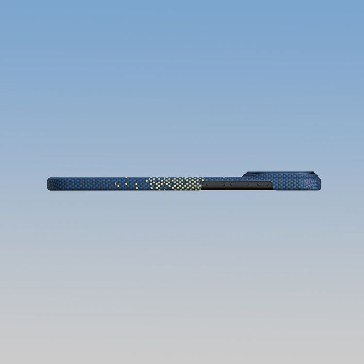 Pitaka Ultra-Slim Case for iPhone 17 Pro with Carbon Fiber Material, PitaTap, Scratch Protection, Lightweight Design, Easy Installation, Magsafe Compatibility - Milky Way Galaxy