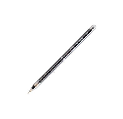 قلم Powerology الشفاف Pro 2018-2022 iPad، طرف قلم 1.5 مم، شحن مغناطيسي وسلكي، 11 ساعة من وقت العمل، خاصية رفض راحة اليد، وظيفة الضغط على الإمالة - أسود