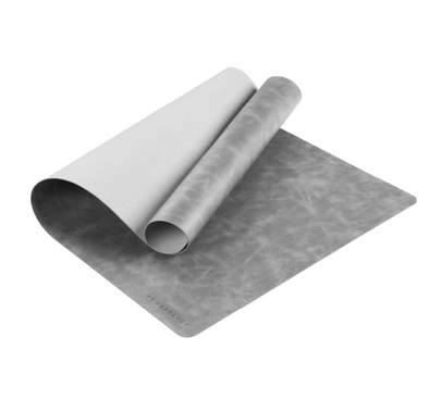 Powerology Vegan Leather Desk Pad - Textured Gray