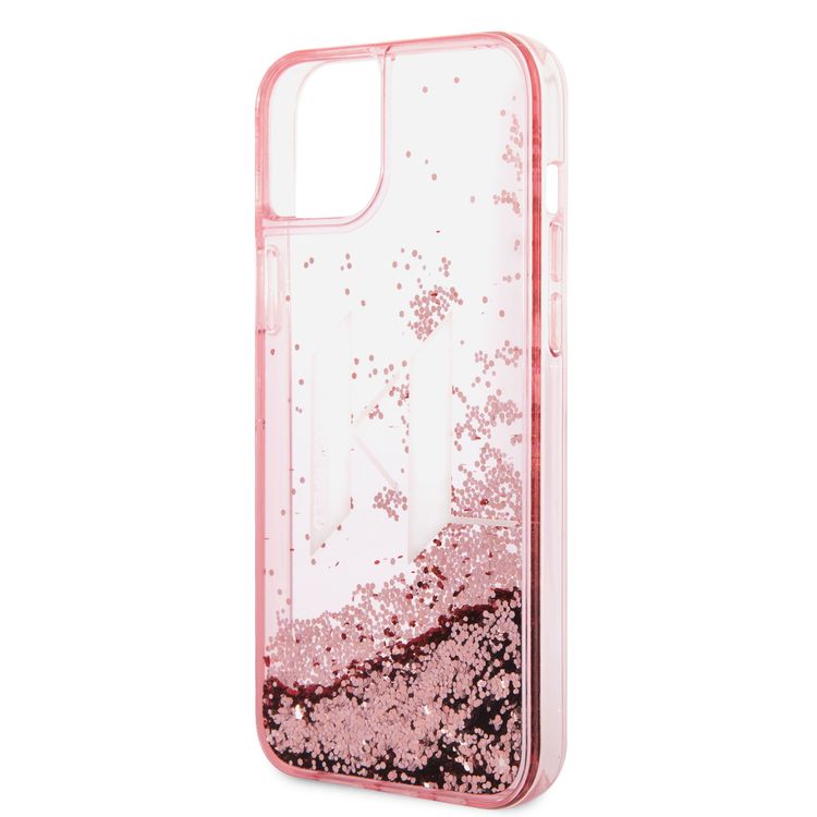 Karl Lagerfeld Liquid Glitter Case Big KL Logo