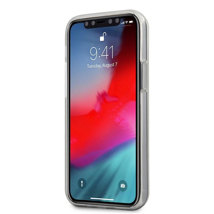 سي جي موبايل يو اس بولو اسن. جراب صلب من مادة بولي الكربونات وبولي اليوريثان الحراري بخطوط عمودية ثلاثية الألوان متوافق مع ايفون 12 ميني (5.4 بوصة) مقاوم للصدمات ، غطاء خلفي مقاوم للخدوش ، سهل الوصول إلى جميع المنافذ المناسبة مع الشواحن اللاسلكية المرخصة رسميًا - أبيض