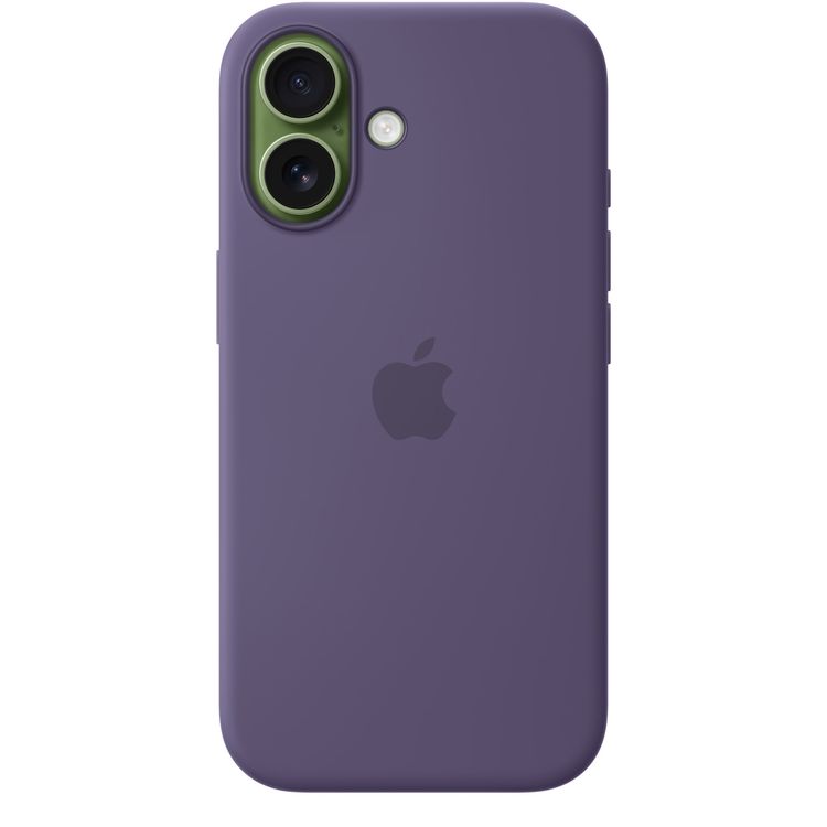 Apple iPhone 17 Silicone Case with MagSafe, Anti-Scratch, Drop Protection, Soft Microfiber Lining, Built-in Powerful Magnets - Purple Fog