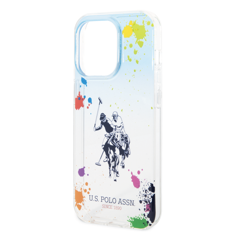 USPA PC/TPU Case Florida Design iPhone 14 Pro Compatibility - Blue/Orange