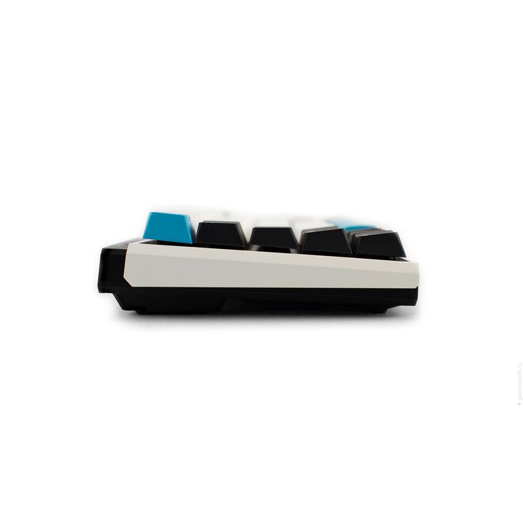 لوحة مفاتيح لاسلكية ميكانيكية Durgod K330W Gateron Crystal Doubleshot PBT Profile، بلوتوث 5.0، USB Type C، متوافقة مع Mac وWindows، مفتاح بني - أسود/أبيض/أزرق