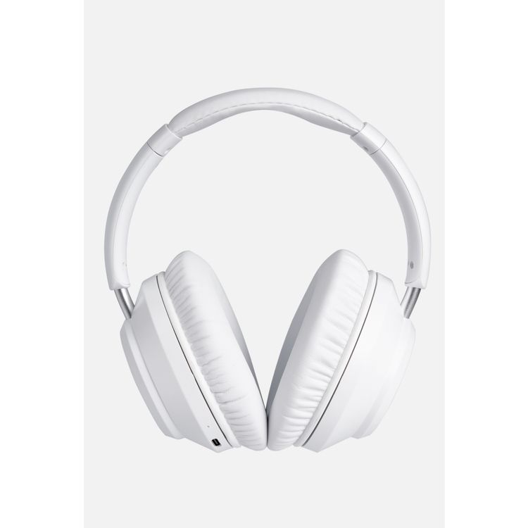 Green Lion Santiago Wireless Headphones, 300mAh Battery Capacity, 24 Hours Play Time, 2.5 Hours Charging Time, 10m Transmission Distance, Built-in Microphone - White
