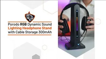 Porodo Gaming RGB Headset Stand | UAE (PDX528)