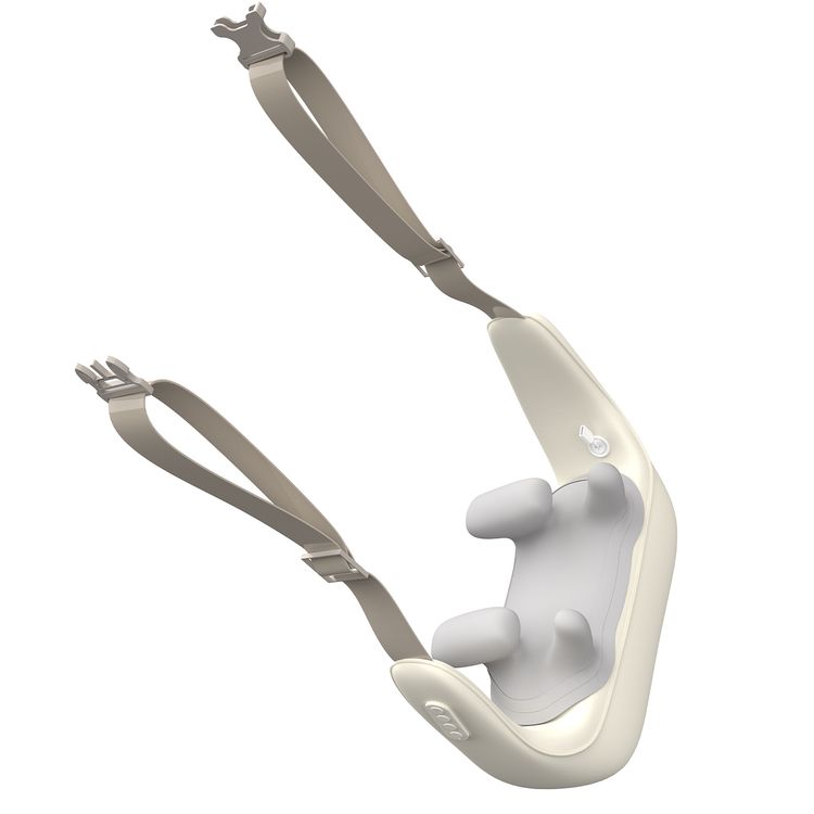 Porodo Neck & Shoulder Kneading Massager With Heat Compress, Voltage 5V DC, Bionic 5D Kneading Technology,  10 Minutes (Auto Shut-Off) - White