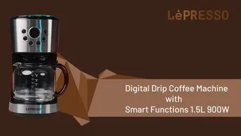 Perfect Cup of Coffee with LePresso Digital Drip Coffee Machine (LPCMDGBK)