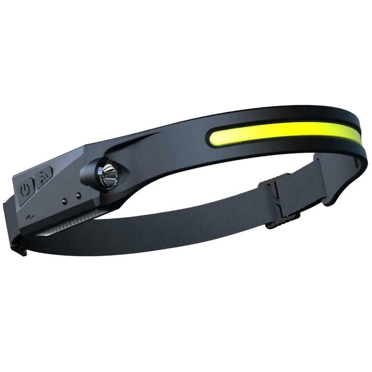 Porodo LifeStyle Outdoor Lightbar Headlamp with Motion Sensor - Black