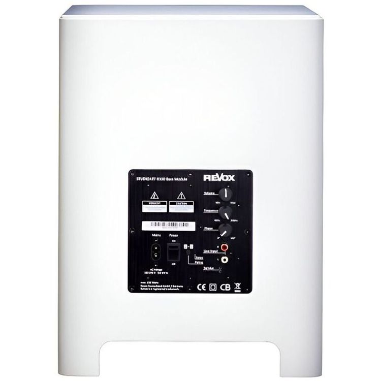 Revox Studioart B100 Bass Module Subwoofer, Use with other Revox Speakers, True Studio Sound Quality - White