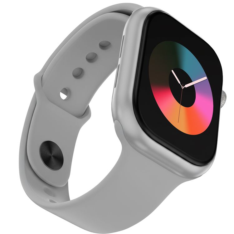 Green Lion Ultimate 46 Smart Watch with Smart Health Tracking, Zinc Alloy Case Material, Dynamic Island, Android 5.0 or Later, iOS 9.0 or Later Compatibility, 3 Hours Charging Time, IP65 Water Resistance Level, 3-5 Days Working Time, 200mAh Battery Capacity, Bluetooth Version 5.4 - Silver