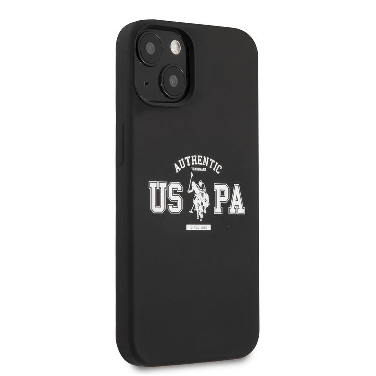 CG MOBILE U.S. Polo Assn. Liquid Silicone Authentic Logo Compatible for iPhone 13 (6.1") Drop Resistant, Easy Access to All Ports, Anti-Scratch, & Shock Absorption Protective