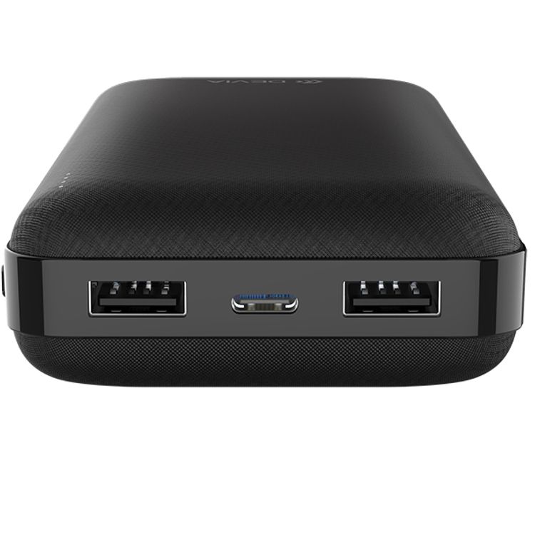 Devia Kintone Series 2A Portable Charger Power Bank (20000mAh) - Black