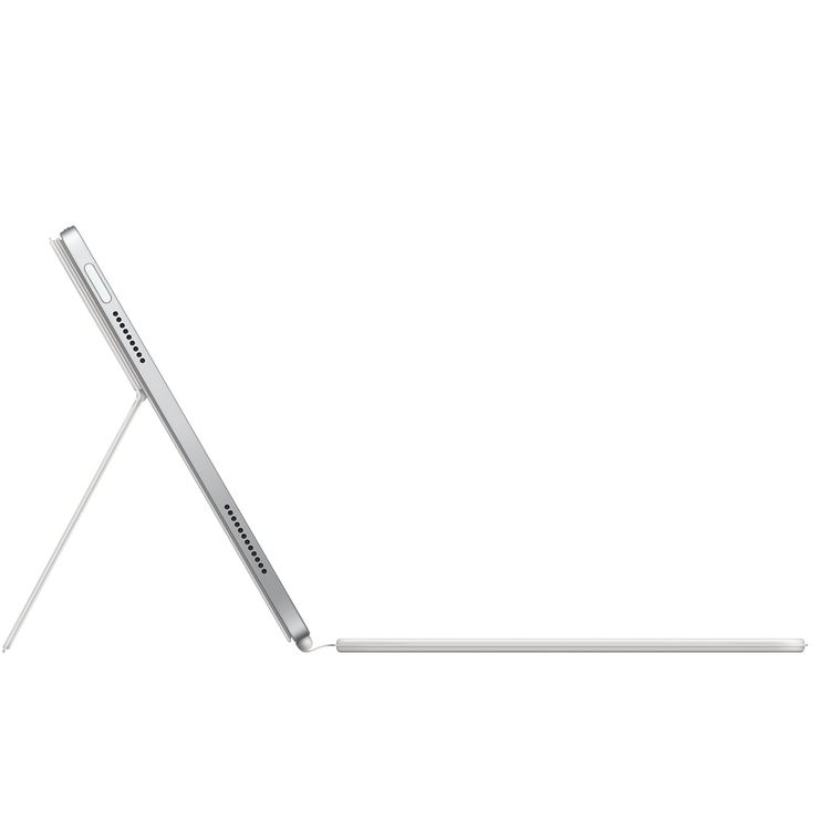 Apple Magic Keyboard Folio for iPad (10th Generation) with Arabic Language, Front & Back Protection, 14-Key Function Row, Portable & Thin Design, Multi-Touch Gestures, Scissor Mechanism, Adjustable to Multiple Viewing Angles - White