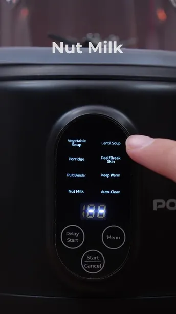 Porodo Lifestyle Nut Milk Maker in UAE | Advanced Thermal Jar, 400W Blending Power - Black | (PD-LFST059-BK)