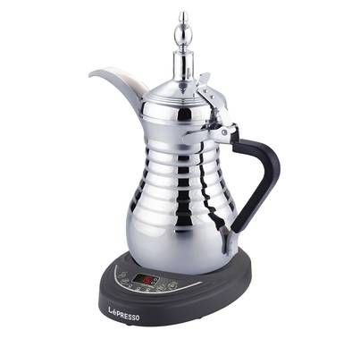 LePresso Arabic Coffee & Tea Dallah, 750ml, 800W, Stainle...