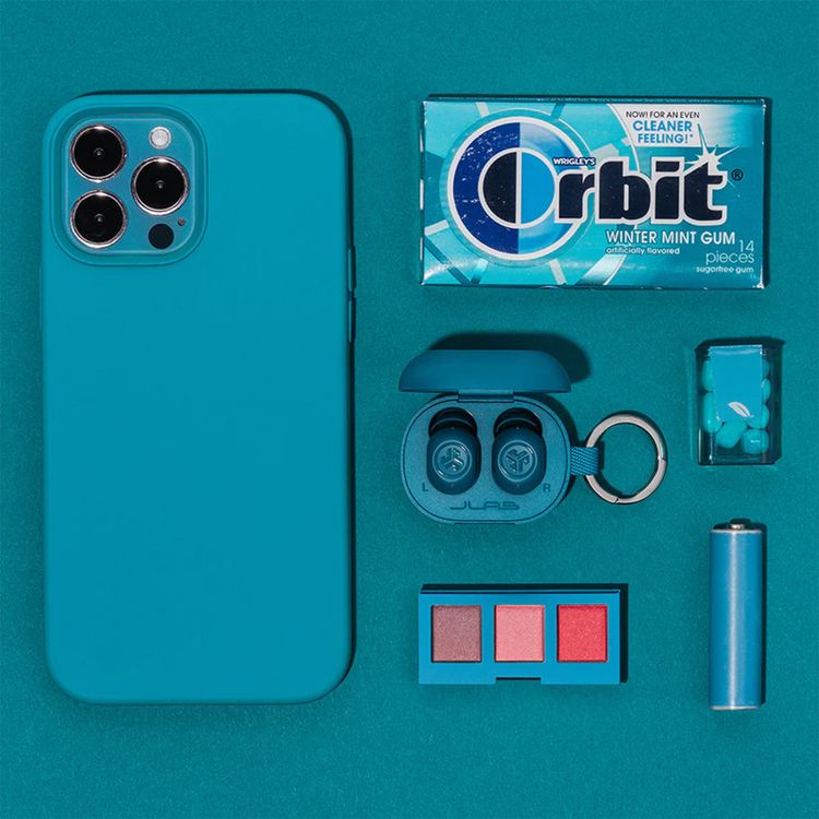 JLab JBuds Mini True Wireless Earbuds, Noise-Canceling, Quick Charge, Splashproof, 15 Minutes of Fast Charging Time, 20 Hours Total Playtime - Teal