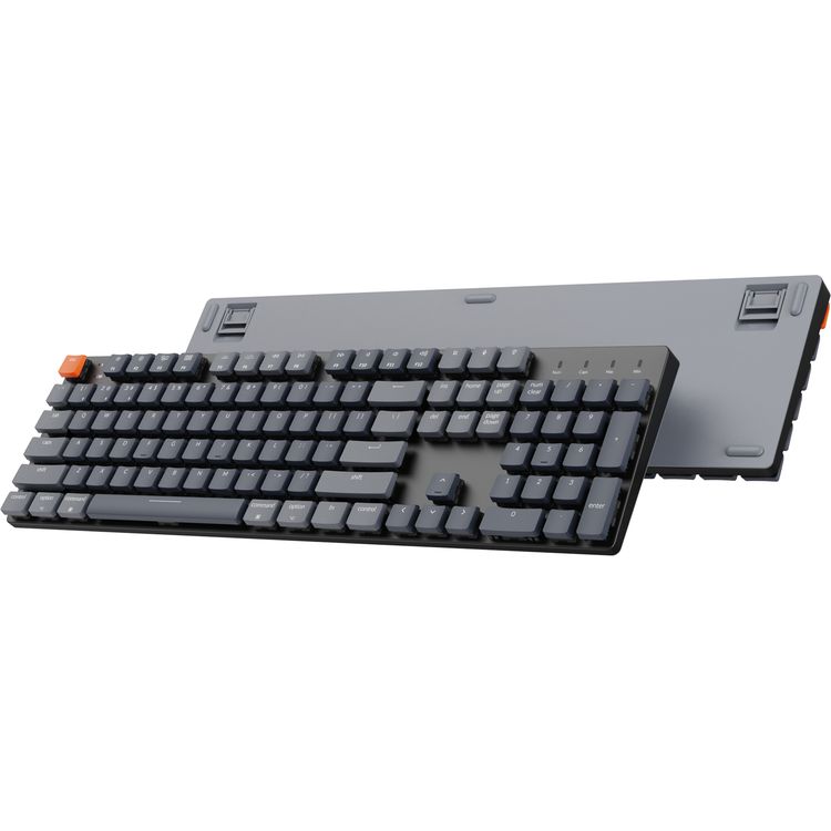 Keychron K5SE 104 keys Gateron Mechanical Wireless Keyboard With RGB & Brown Switch, Compatible with Mac & Windows - Black