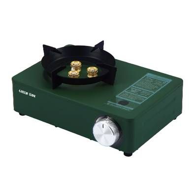 Green Lion Green Lion 3 Burner Mini Casset Stove - Green