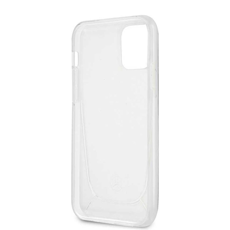 CG MOBILE Mercedes-Benz Transparent Phone Case Embossed 1 Compatible for iPhone 12 Mini (5.4) Officially Licensed - Clear