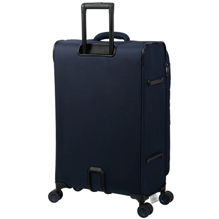 it luggage Precursor Unisex Lightweight Soft Case Trolley, Expandable Polyester Luggage with 8 Spinner Wheels, Telescopic Handle & TSA Lock - Large / Dress Blue