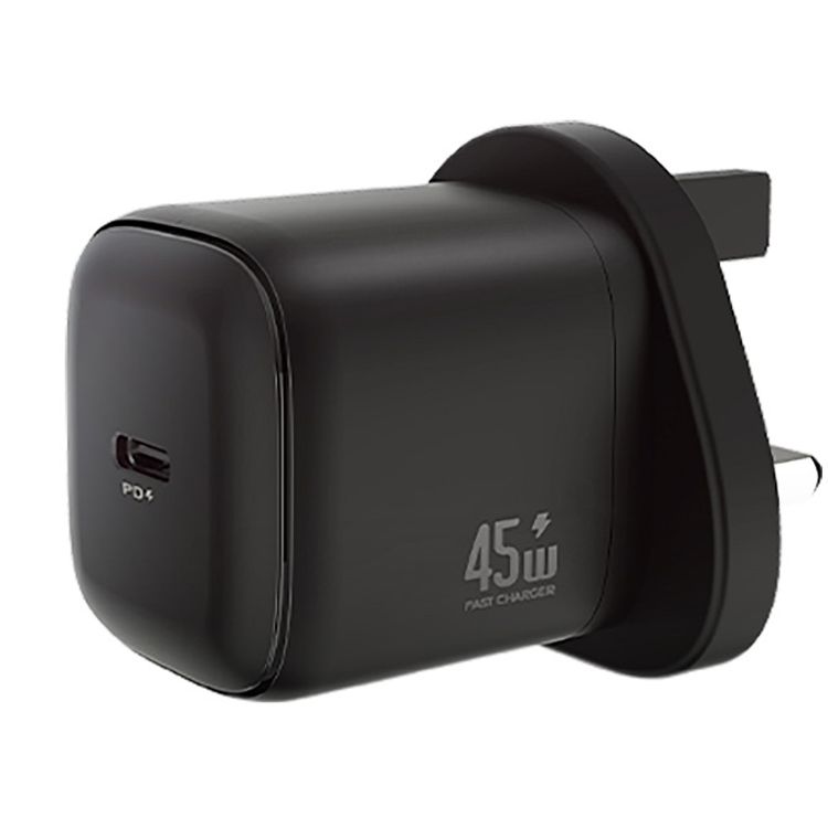 Green Lion 4-in-1 Combo Essentials for iPhone 17 Pro, Shockproof Clear Case, 3D Curved Clear Glass, GaN Fast Charger, HD Clear Camera Lens, 45W Power Delivery - Clear