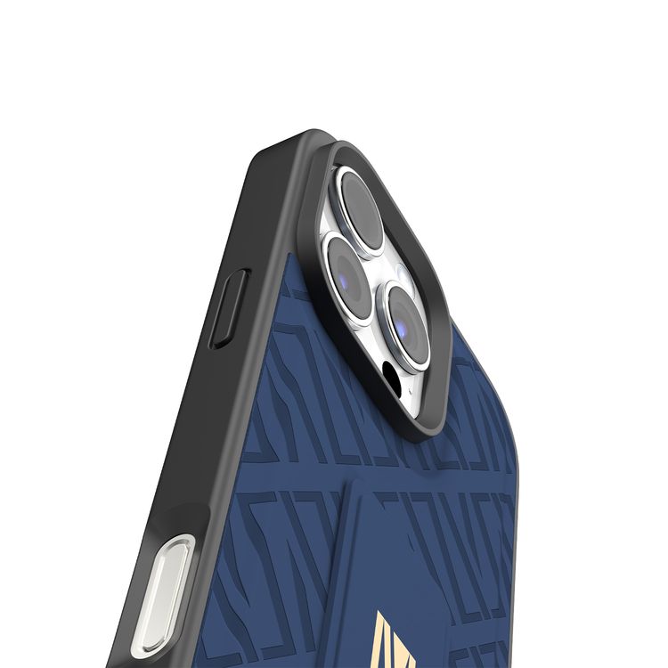 كفر حماية ليفيلو مورفيكس كويرو بمسند لهاتف آيفون 16 برو، قبضة مدمجة، سهل التركيب، زوايا مقاومة للصدمات - أزرق