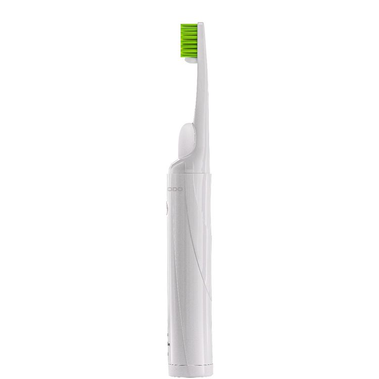 Porodo Rechargeable Electric Toothbrush with Dual Cleaning Modes, 250mAh Battery, USB-C Charging Port, 180 Days Working Time, Fast Recharge Time, Silent Operation - White