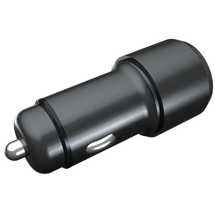 شاحن سيارة باورولوجي USB C، ألومنيوم 36 واط بمنفذين نوع C PD شحن سريع 18 واط مع توافق مع الشحن السريع 3.0 للهواتف الذكية