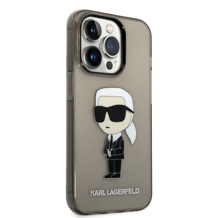 Karl Lagerfeld Hard Case IML NFT Ikonik iPhone 14 Pro Max - Black