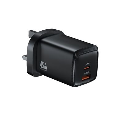 Green Lion G-Charge Series Wall Charger with PD 45W, QC 1...