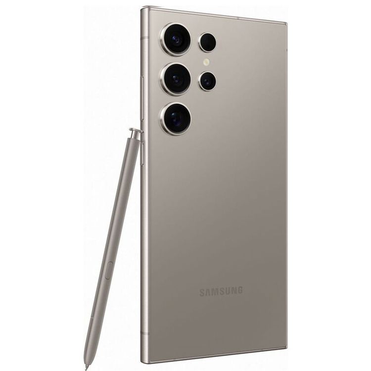 Samsung Galaxy S24 Ultra Smartphone with 5G Network Technology, Built-in S Pen, 6.8" Dynamic AMOLED 2x Display, 12GB RAM, 1TB Capacity, 200MP Camera Resolution, Octa-Core Processor, Dual eSim, Long-lasting Battery - Titanium Gray