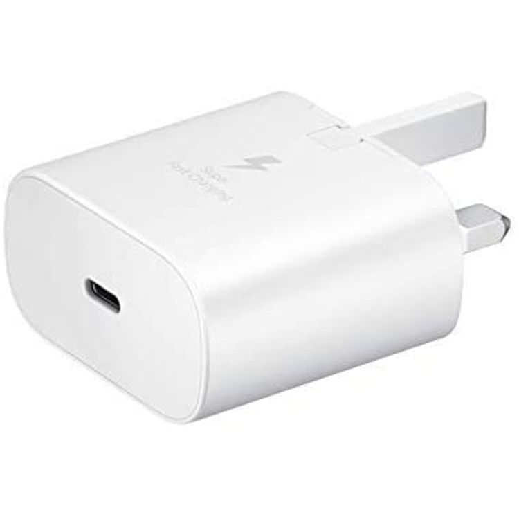 Samsung Type-C Wall Charger, 25W PD USB-C Adapter, Fast Charging Compact Design Charger Compatible for Samsung Galaxy S10 5G, A80, A70 & Other USB PD 3.0 Devices - White