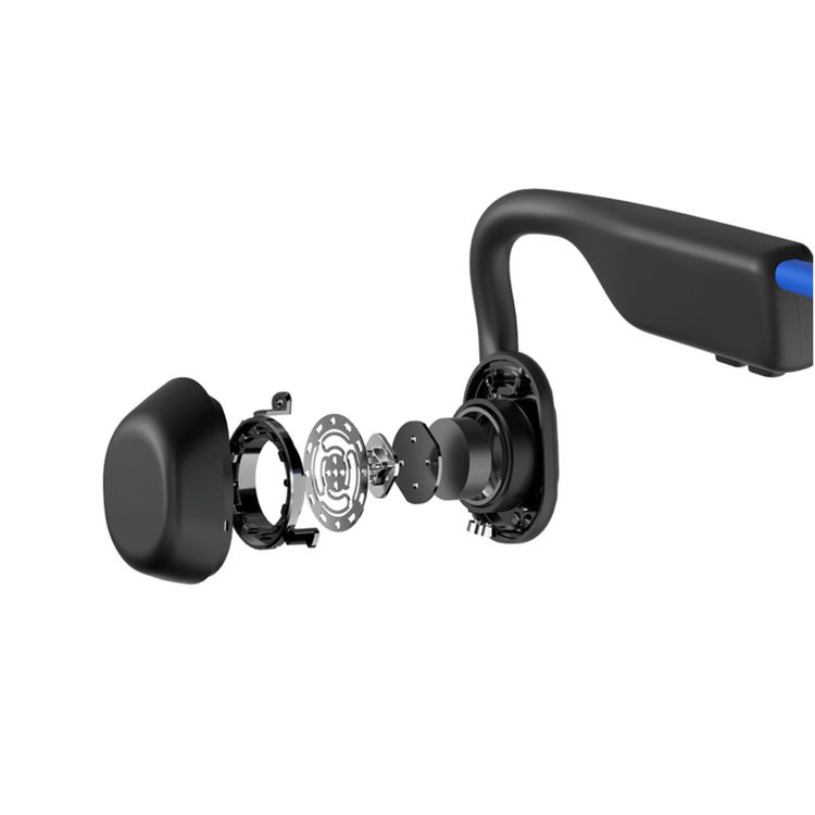 SHOKZ OpenMove Wireless Neckband Hesdphones with High Sound Quality, Open-Ear Comfort, Lightweight Design, 6 Hours Battery Life and Sweatproof - Blue