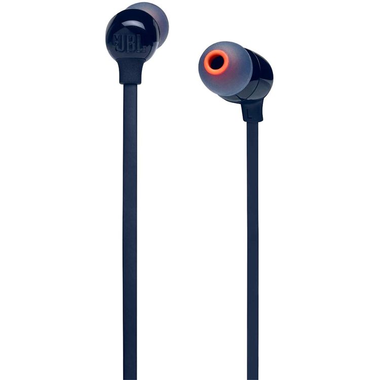 JBL T125 Wireless In-ear Pure Bass Headphones, 16 Hours Playtime, Bluetooth Version 5, Multipoint Connection, Magnetic Cable Management, Voice Assistant, Fast Charge - Blue