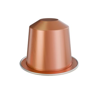 Lepresso Coffee Capsules with Medium Roast, 10 Aluminum Capsules, Caramel & Green Apple & Roasted Nuts Flavor Notes, 40mL Espresso, 80mL Double Espresso, 25mL Ristretto, 100% Arabica, Nespresso Compatibility - Gold