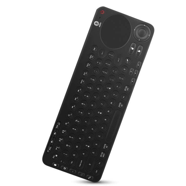 Green Lion Dual Mode Portable Wireless Bluetooth Keyboard ( Pure English ) with Precision Touch Pad Compatible for Windows 8/10, Android, Mac OS, Comfort Design  - Black