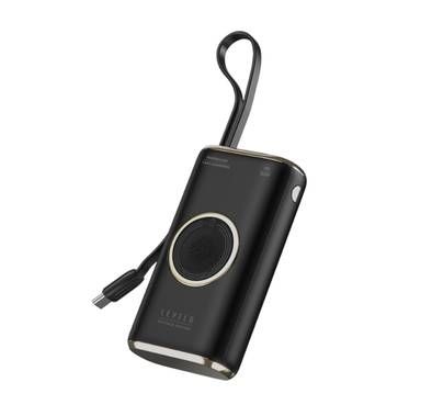 Levelo Roma 10000mAh Power Bank, Grip Cable, Fast Chargin...