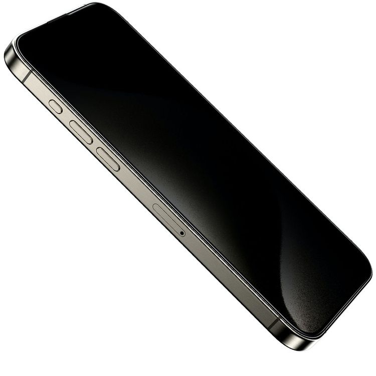 Green Lion ANTHONY 360° Privacy Screen Protector Glass for iPhone 15 Pro Max, 4-Way Anti-Peeping, Grease Resistance, Anti-Fingerprint, Anti-Peeping, Anti-Scratch, Easy Installation, Smudge-Free, Ultra-Thin Screen - Black