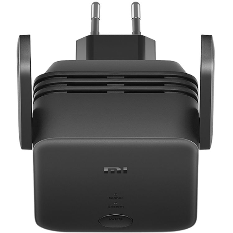 Xiaomi Mi Wi-Fi Range Extender AC1200, Plastic Body Material, Dual Wi-Fi Band, Wall Mounting Type, 2 External Antennas - Black