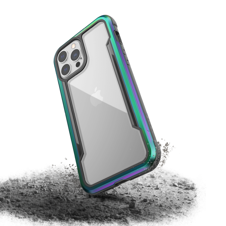 X-Doria Raptic Shield Pro Case with Sleek Design Compatible for iPhone 13 Pro Max (6.7") Durable Aluminum Frame, Easy Access to All Ports, 10ft Drop Tested, Shock Absorbing