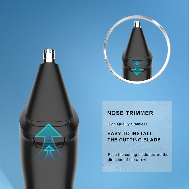 Porodo Lifestyle Multipurpose Beard Trimmer with Up to 120 Minutes Working Time, Stainless Steel Blade Material, 600mAh Battery Capacity, Digital Display, Wide T-Blade - Black