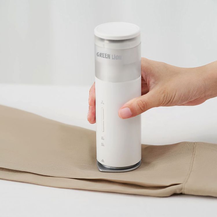 Green Lion 3 in 1 Portable Mini Wireless Cordless Steam Iron - White